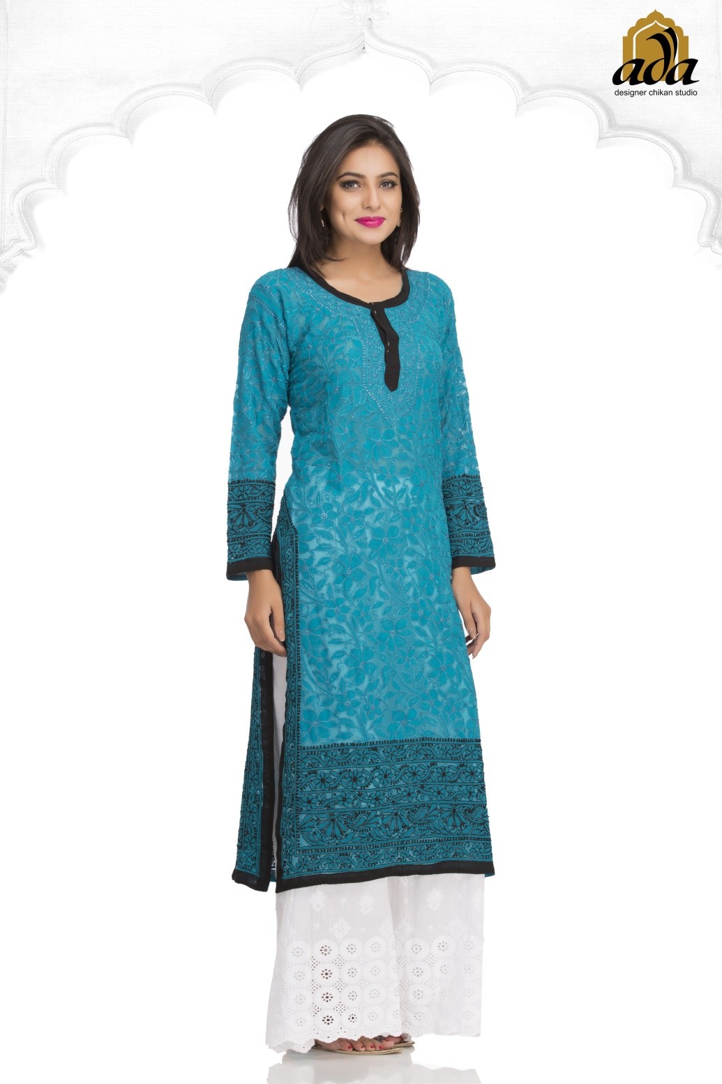 Chikan Kurtis For the perfect look